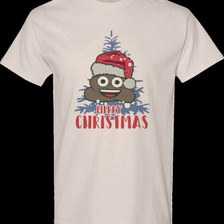 Merry Christmas Poo Emoji T-Shirt