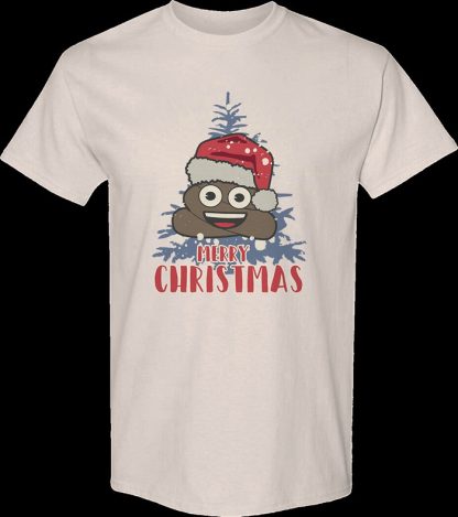 Merry Christmas Poo Emoji T-Shirt